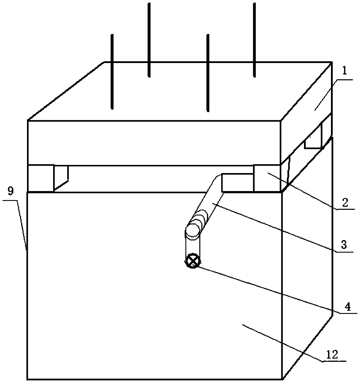 An automatic container hoisting box number photo recognition device and its control method