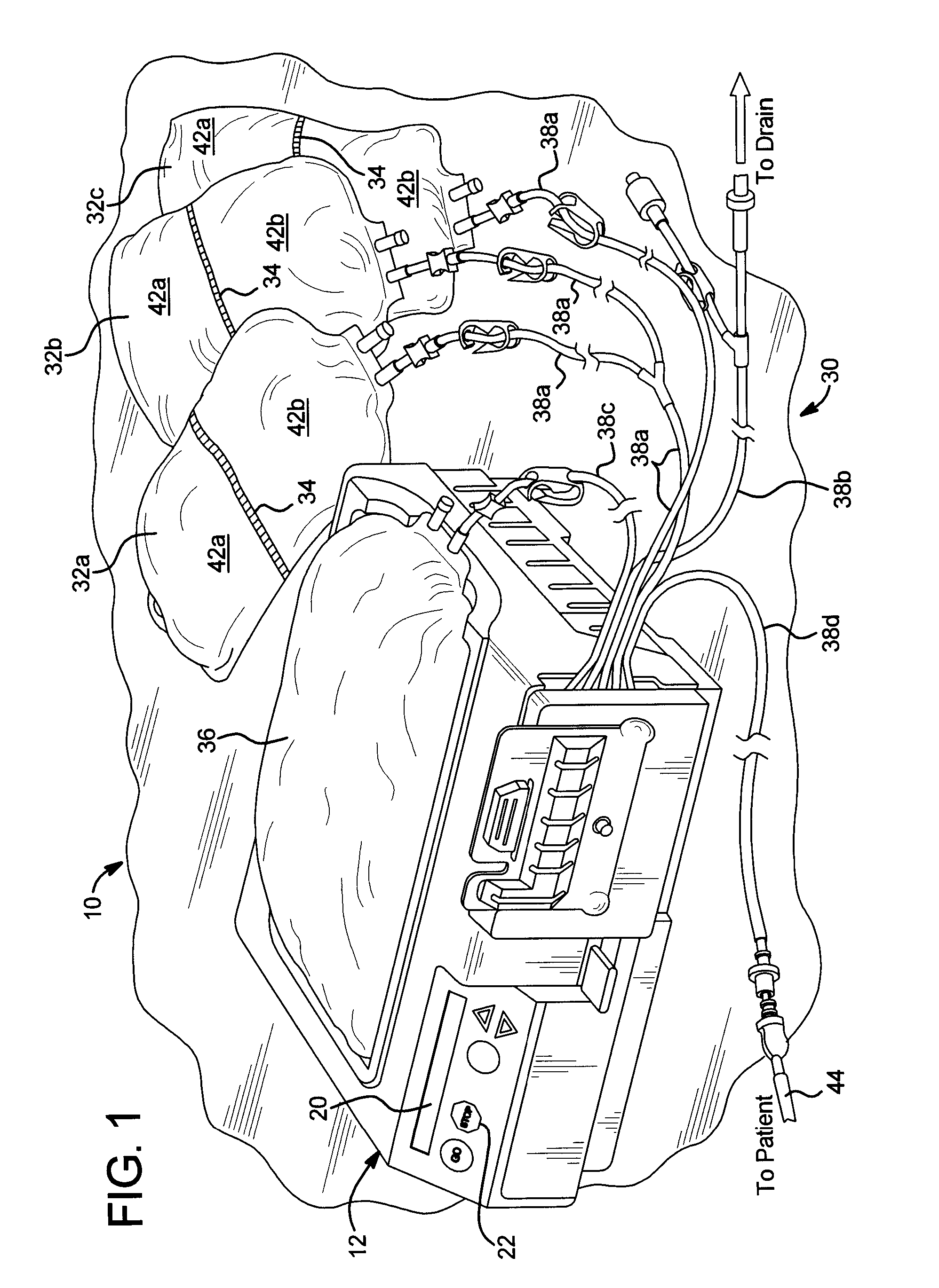 Dialysis cassette having multiple outlet valve