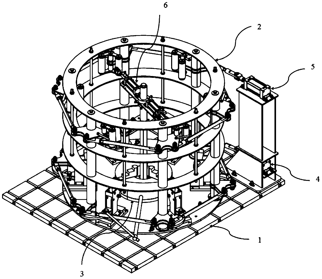 Flexible assembly welding device for thin-wall parts