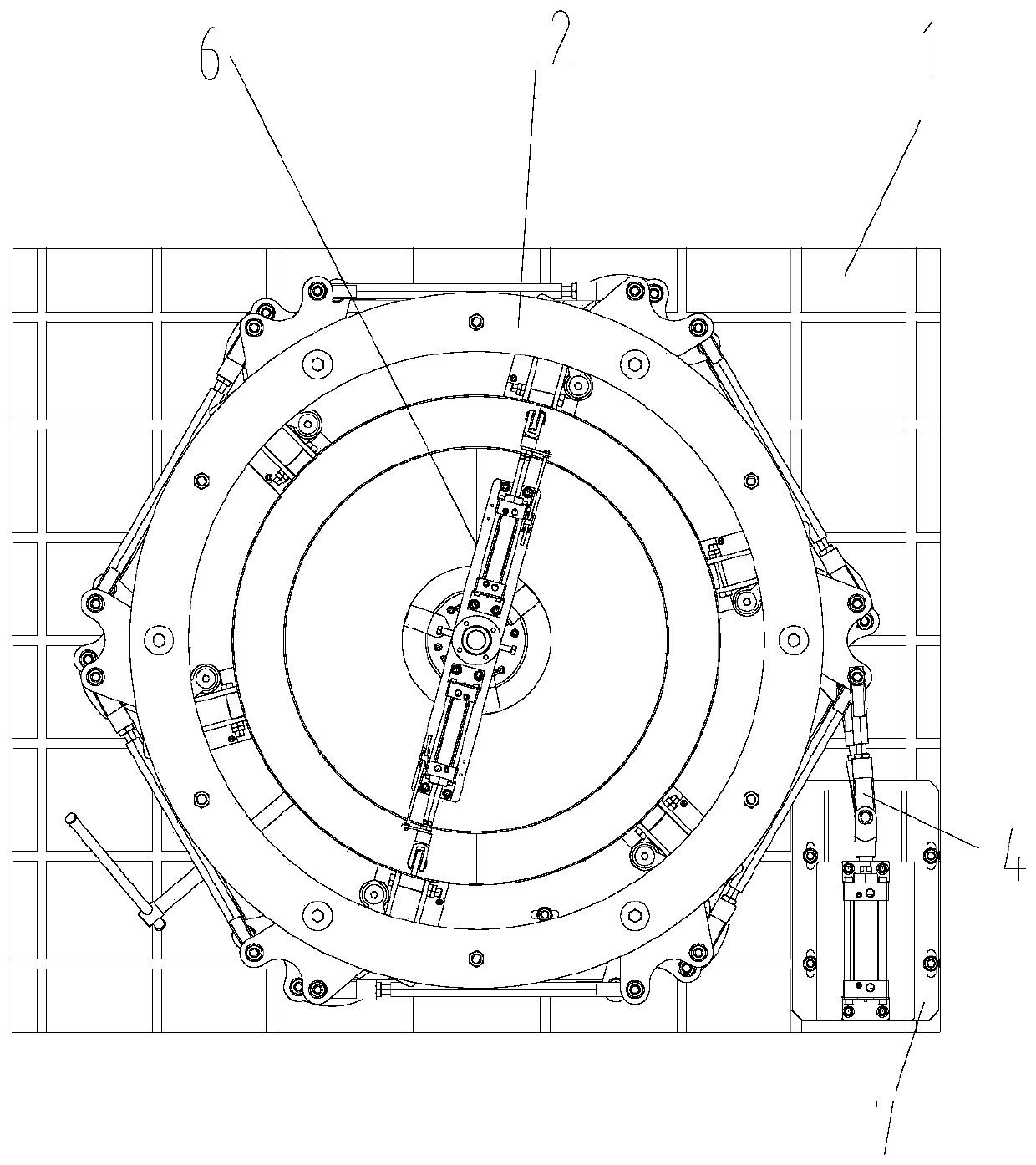 Flexible assembly welding device for thin-wall parts