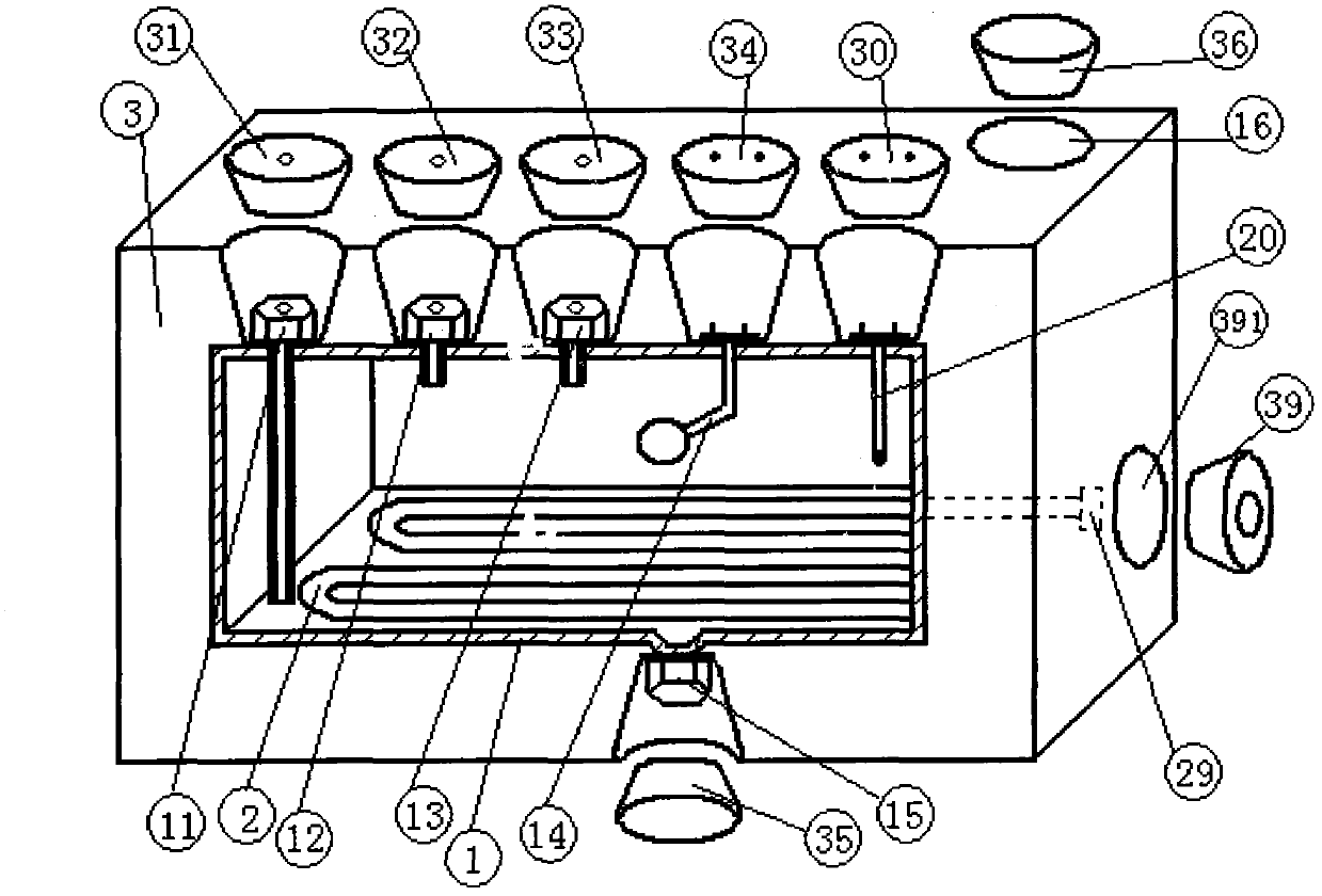 A kind of antifreeze oil tank and heating method