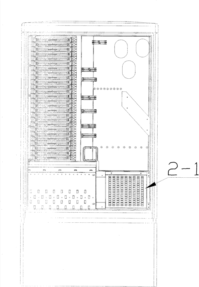 Outdoor optical divider connecting box for FTTX