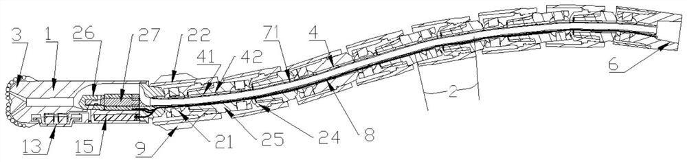 High-stability short-radius deflecting drilling tool