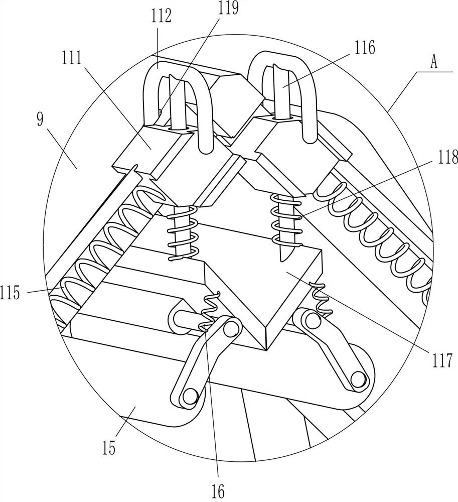 Cow hair removing device used for leather processing