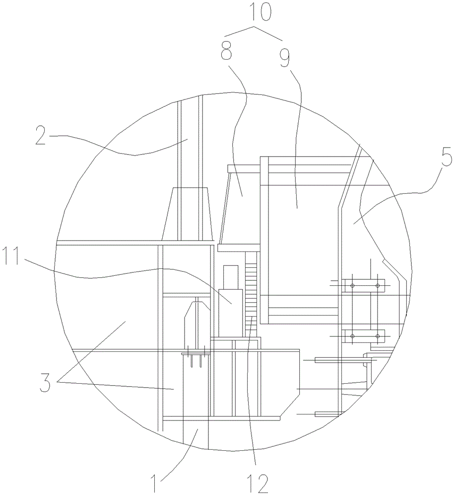 Method for correcting and resetting blast furnace body