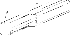 Member for cast-in-place reinforced concrete