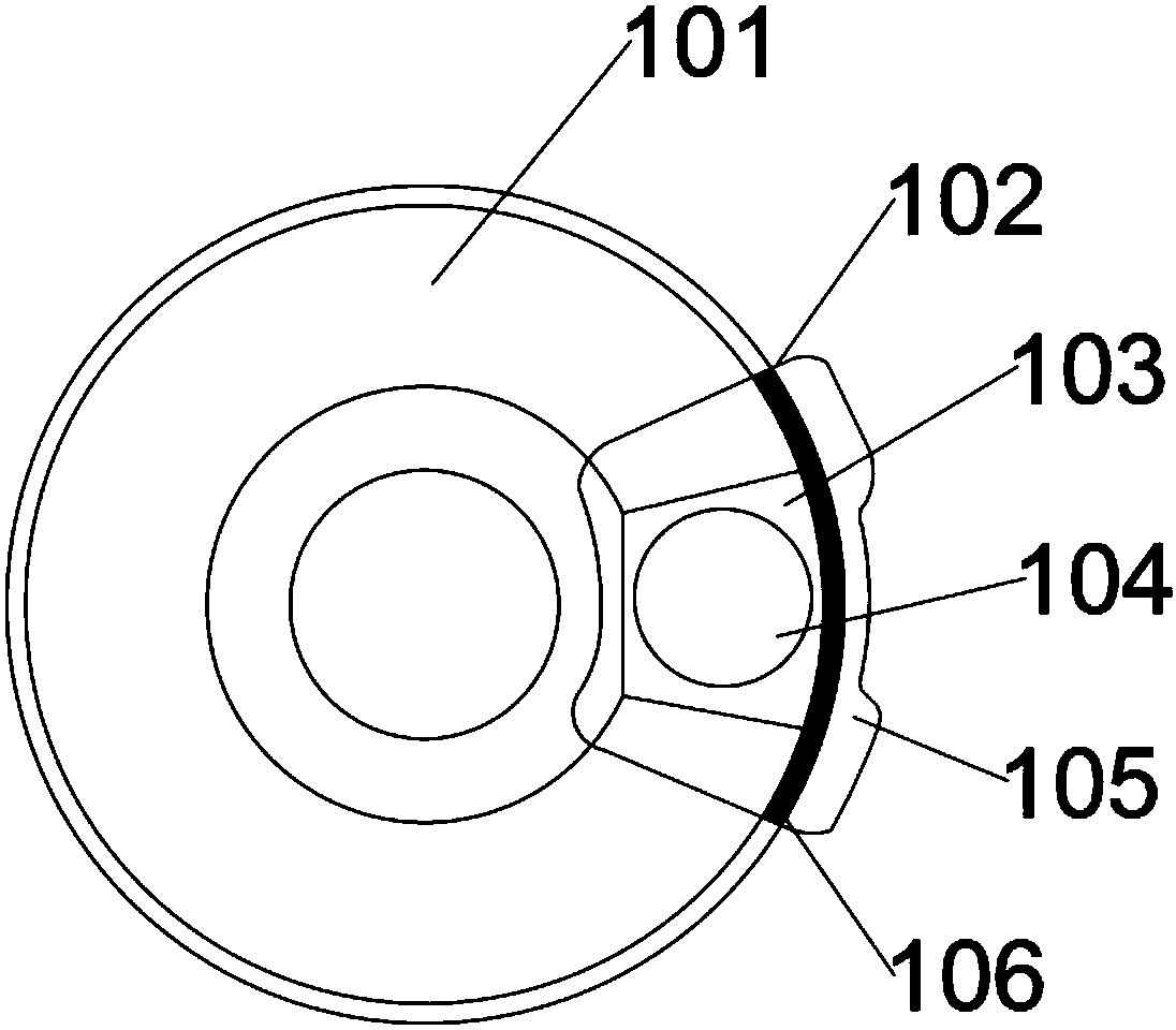 Sound attenuation noise reduction heat dissipation structure of internet of things haze detection and treatment device