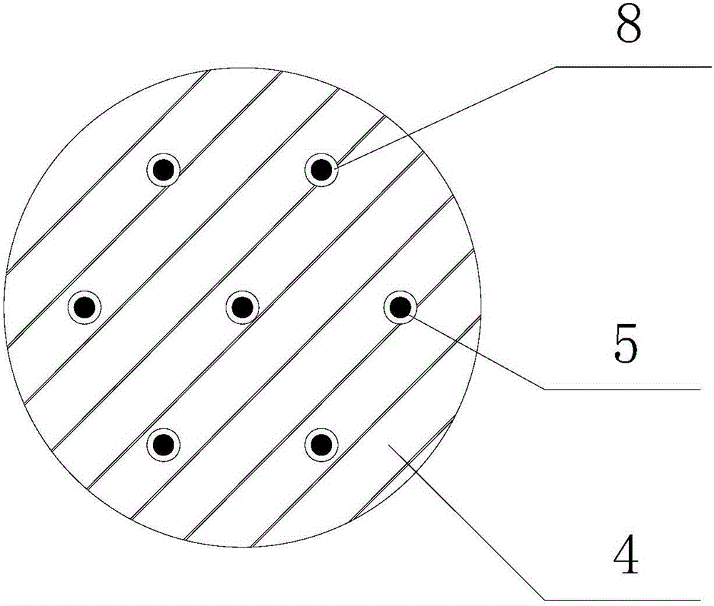 Damper with shape memory alloy stranded wires penetrating through high-damping rubber body