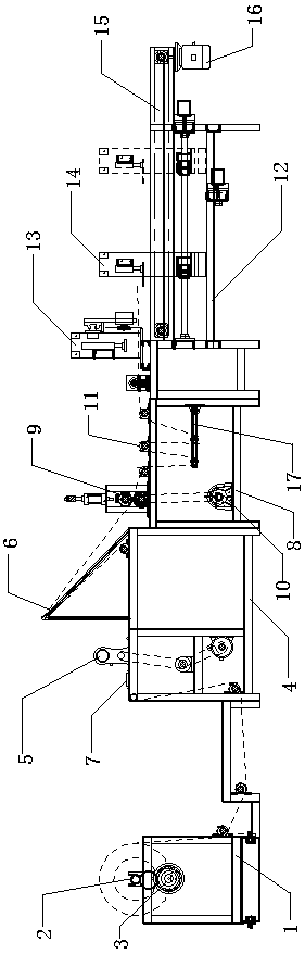 Hemming, folding and fabric spreading cutting machine