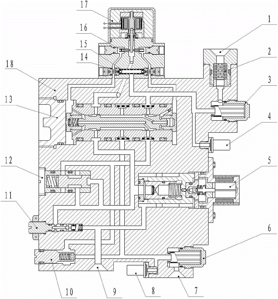 Electric hydraulic pressure servo valve