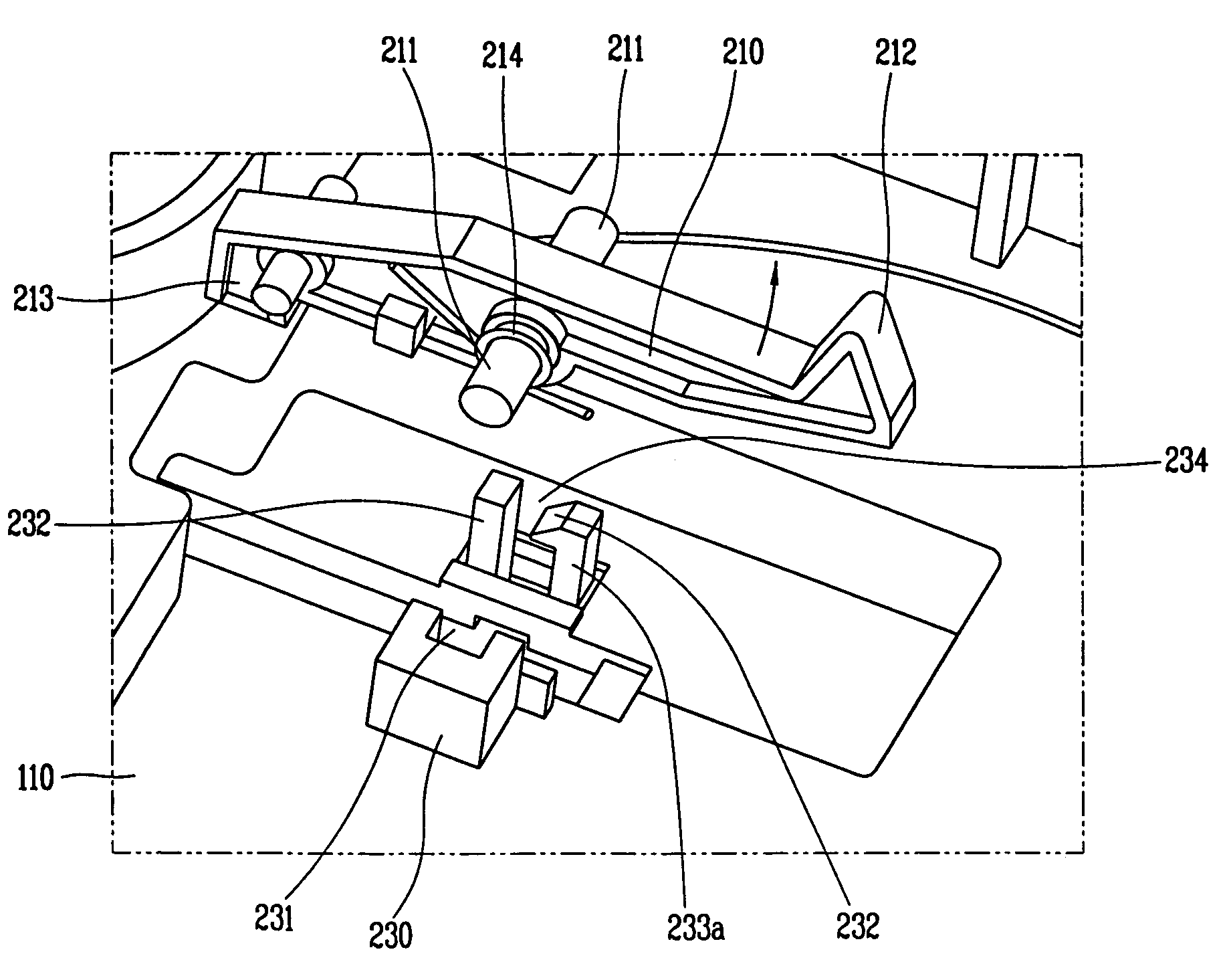 Stack type optical disk changer