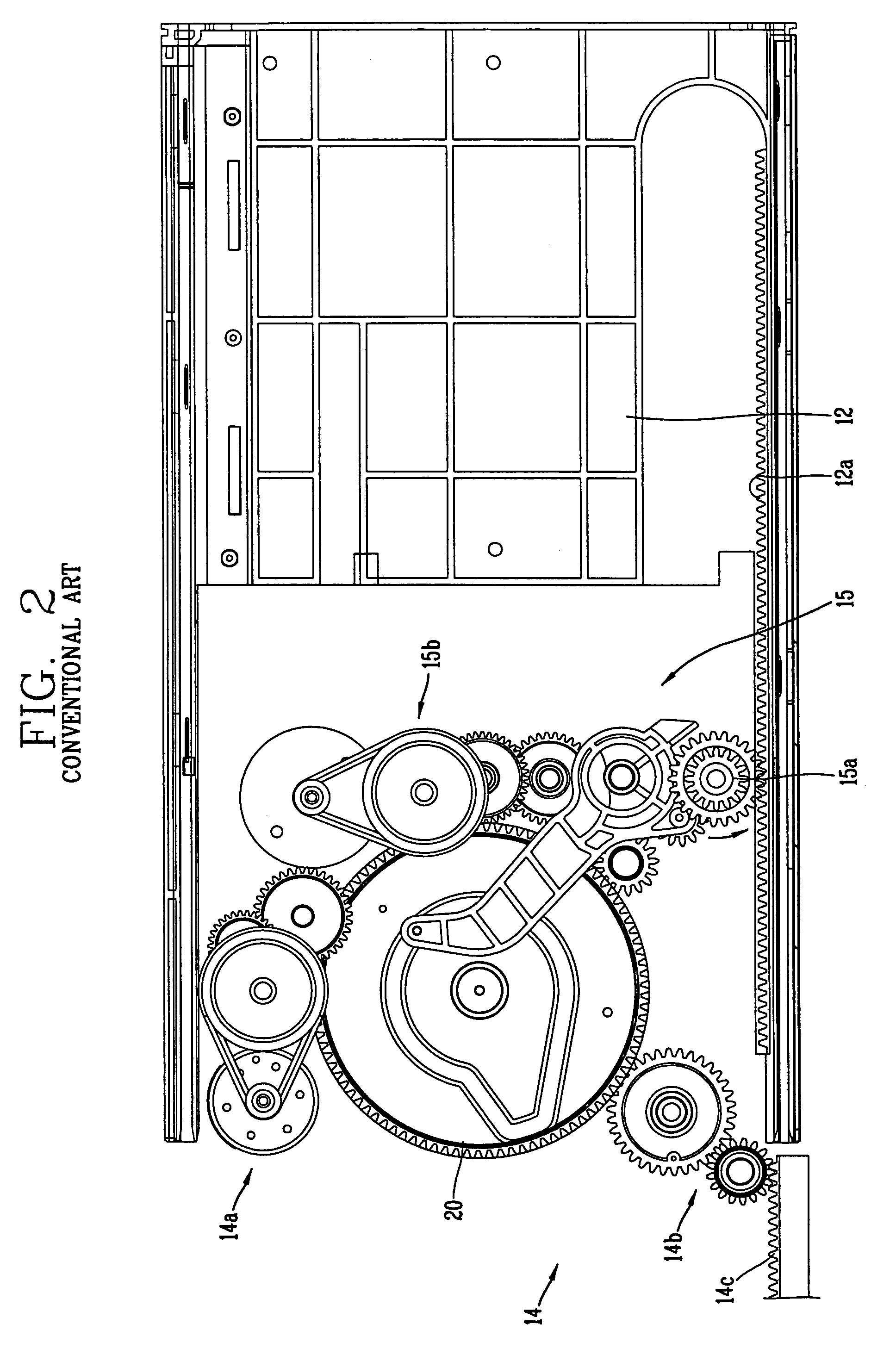 Stack type optical disk changer