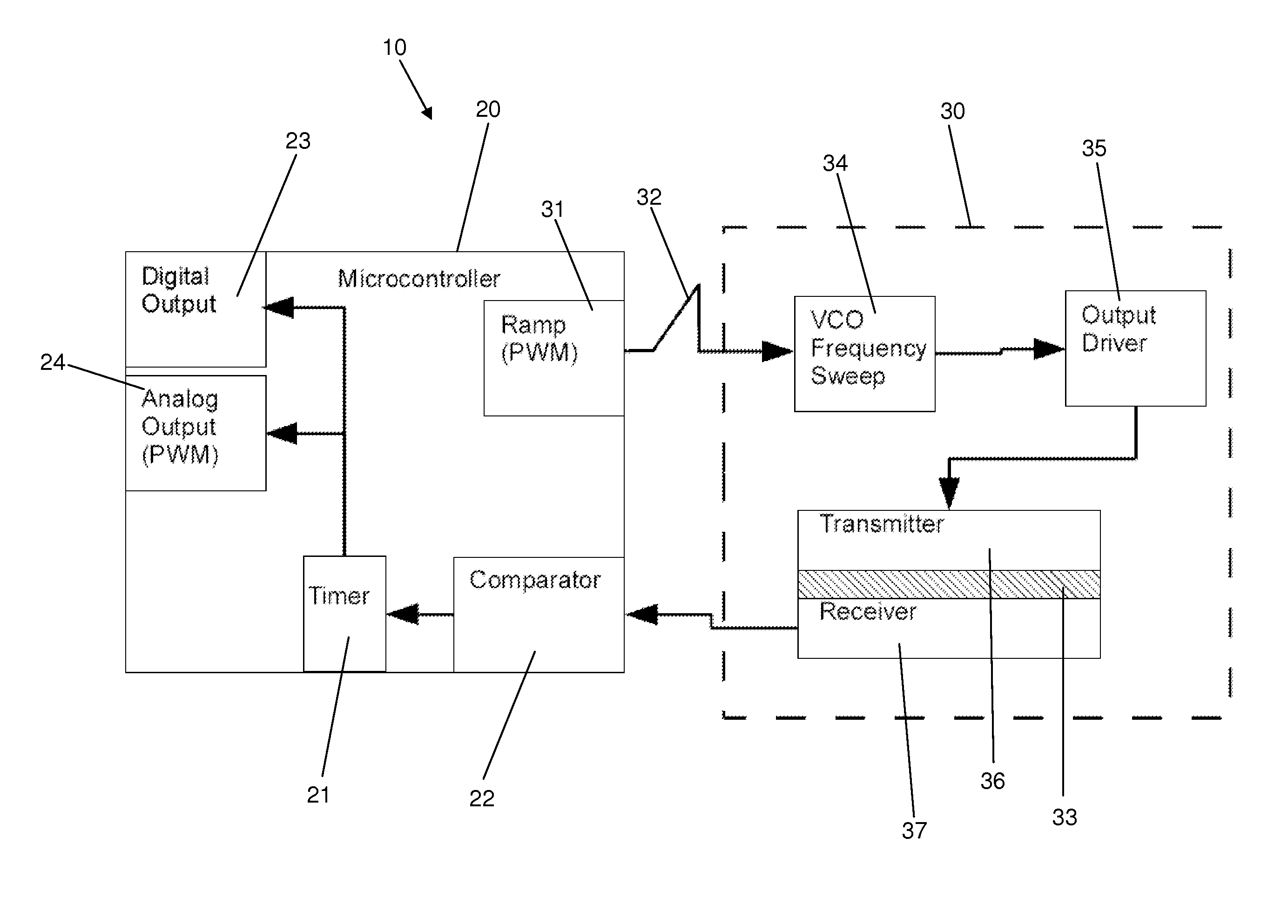 Air bubble detector