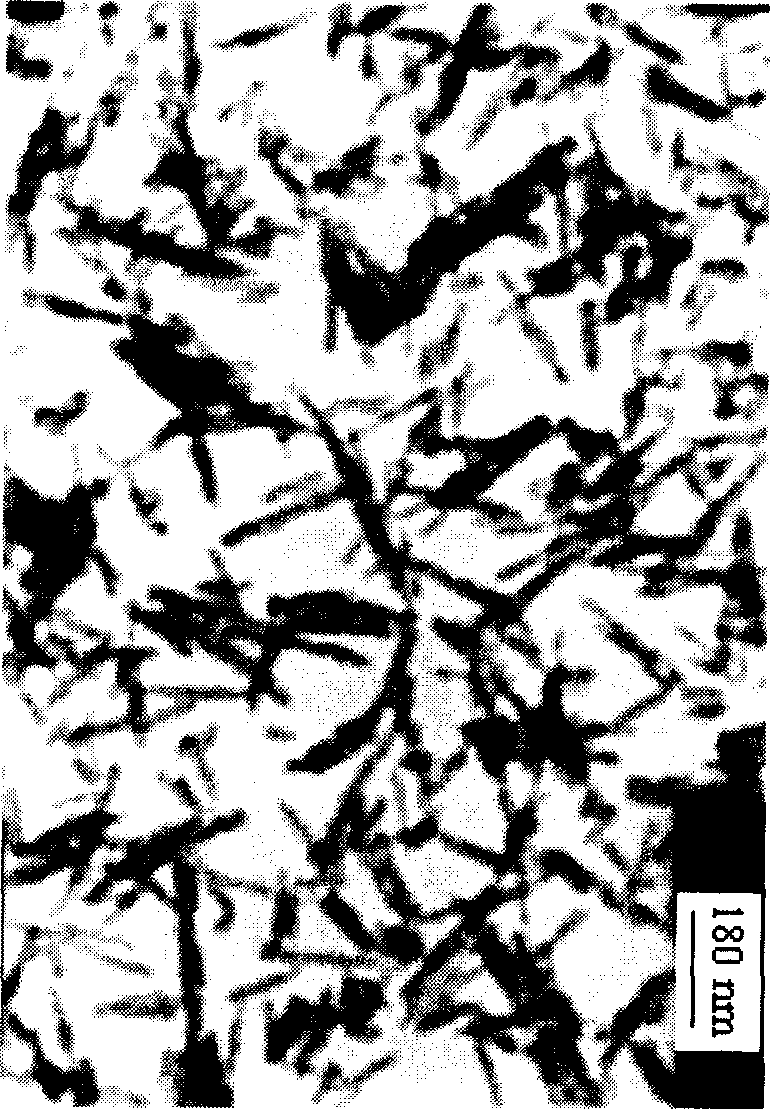 Preparing method for chain superfine hydrofil