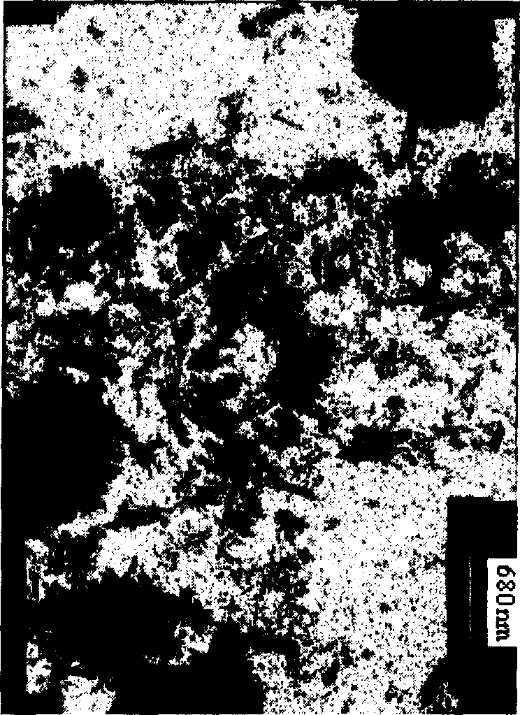 Preparing method for chain superfine hydrofil