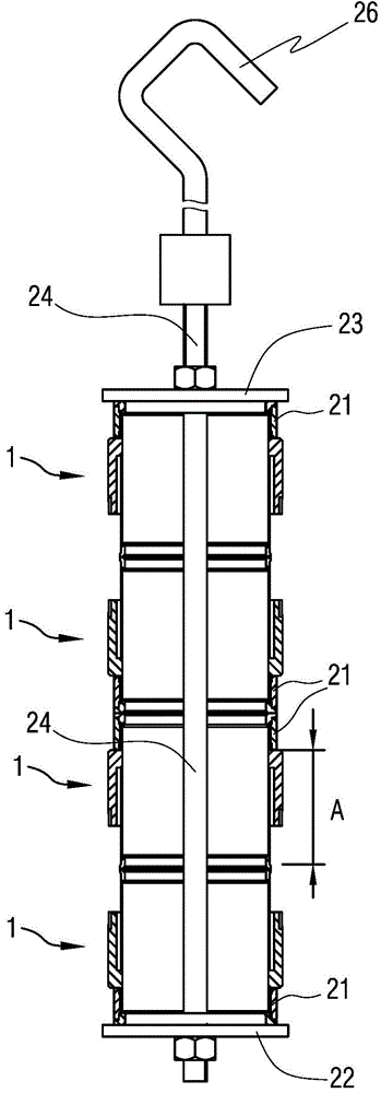 Support ring component chromium plating method and shield jig