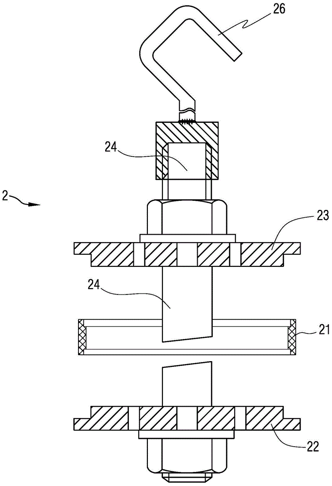 Support ring component chromium plating method and shield jig