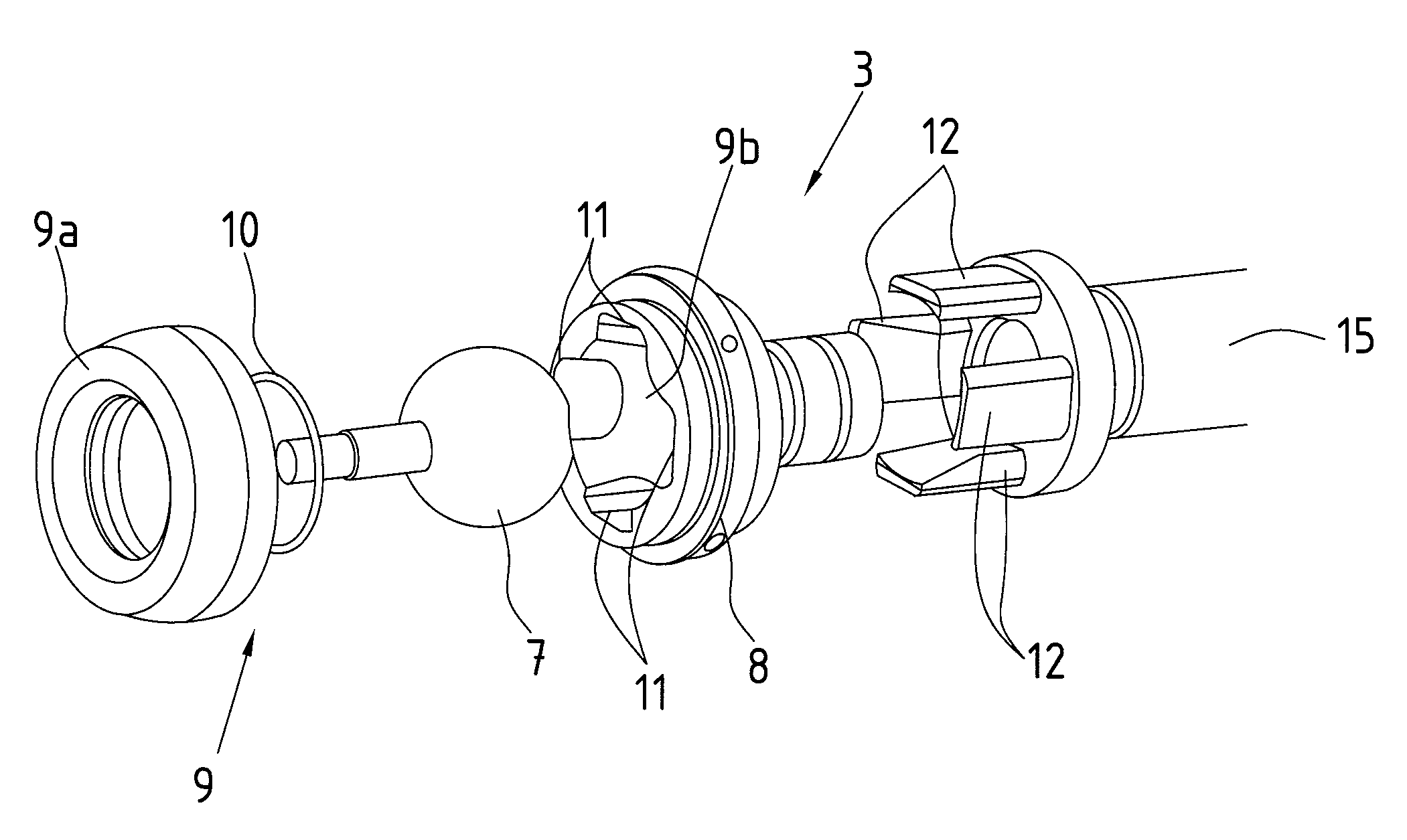 Holding device for medical instruments