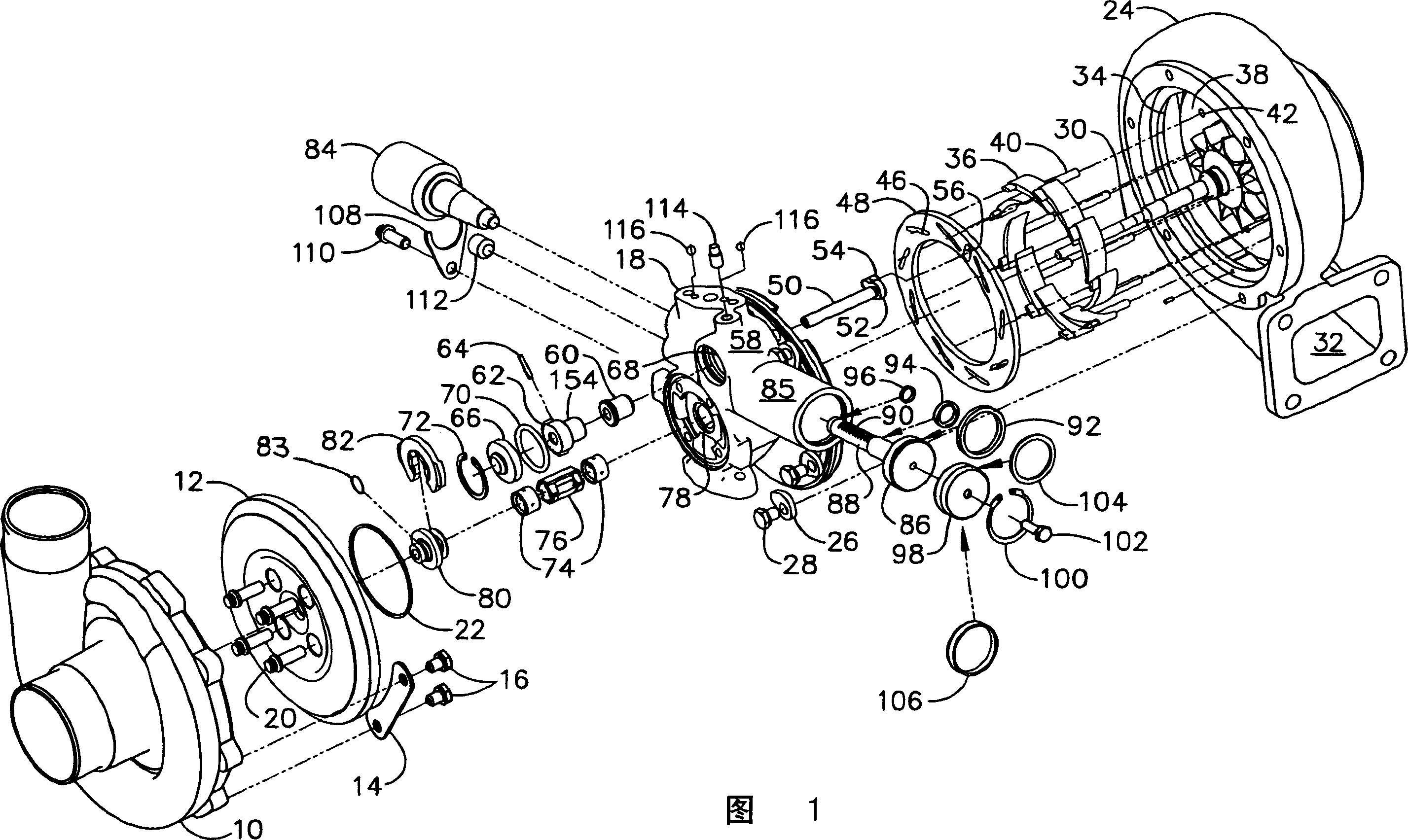 Variable geometry Turbocharger