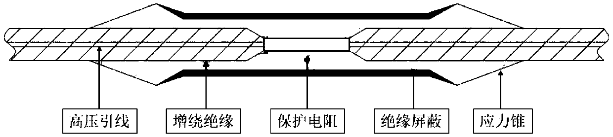 Volume resistivity test system under high temperature and high voltage