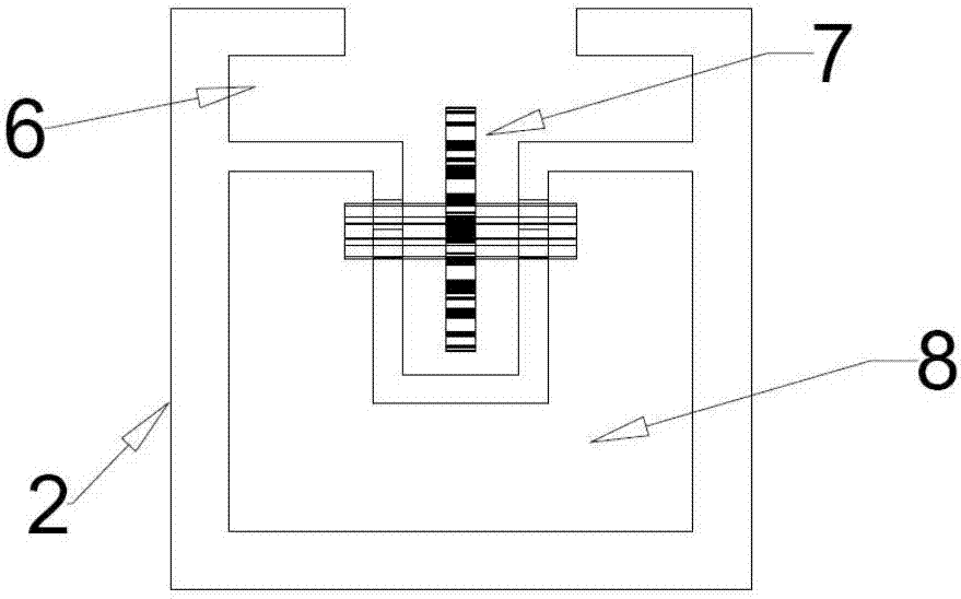 Anti-ice device applicable to shell spud leg self-lifted type ocean platform