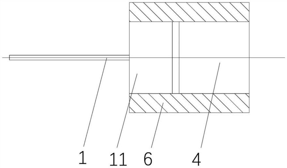 Space long-service-life single-channel optical fiber rotary connector