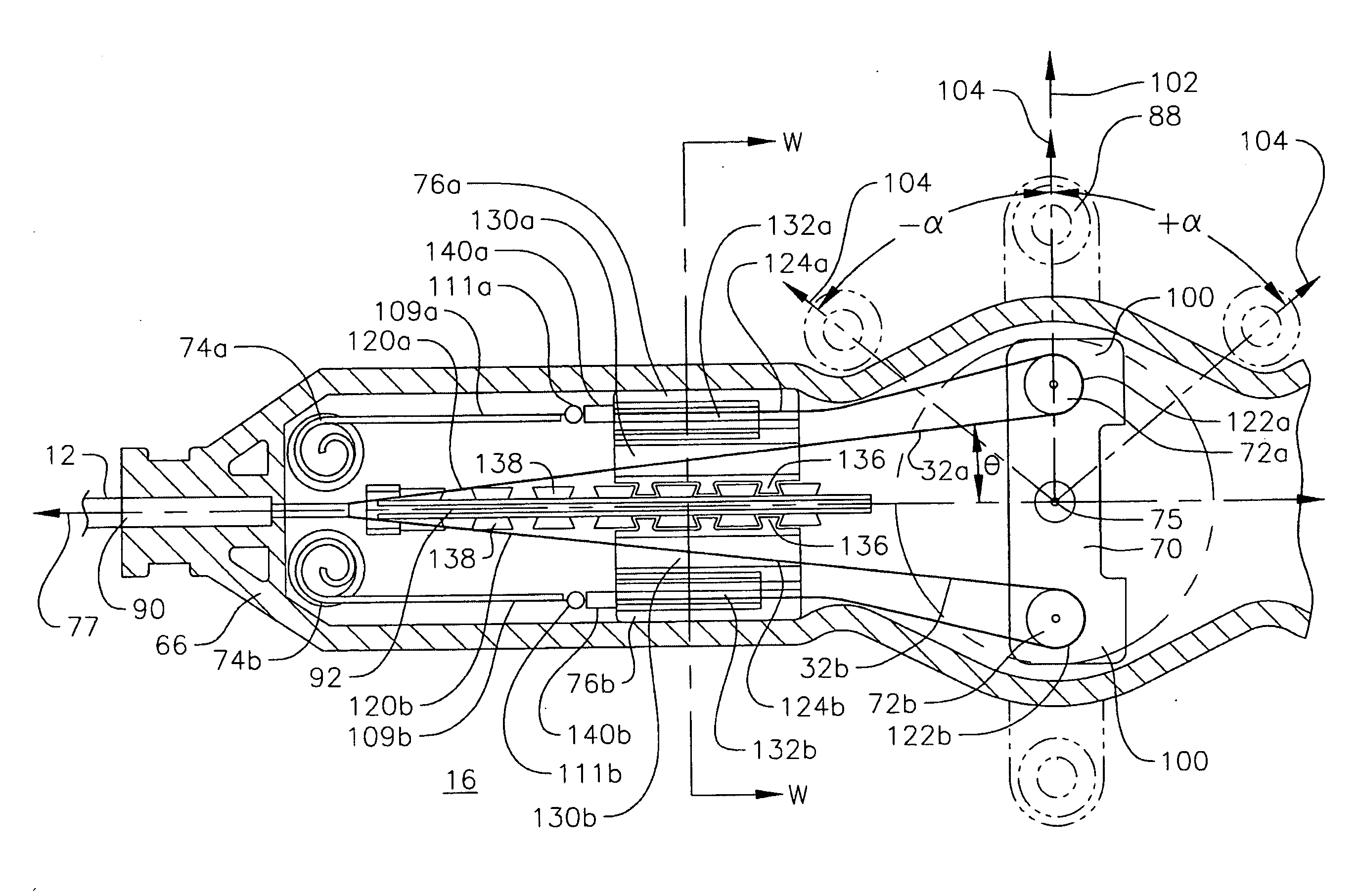 Steering mechanism for bi-directional catheter