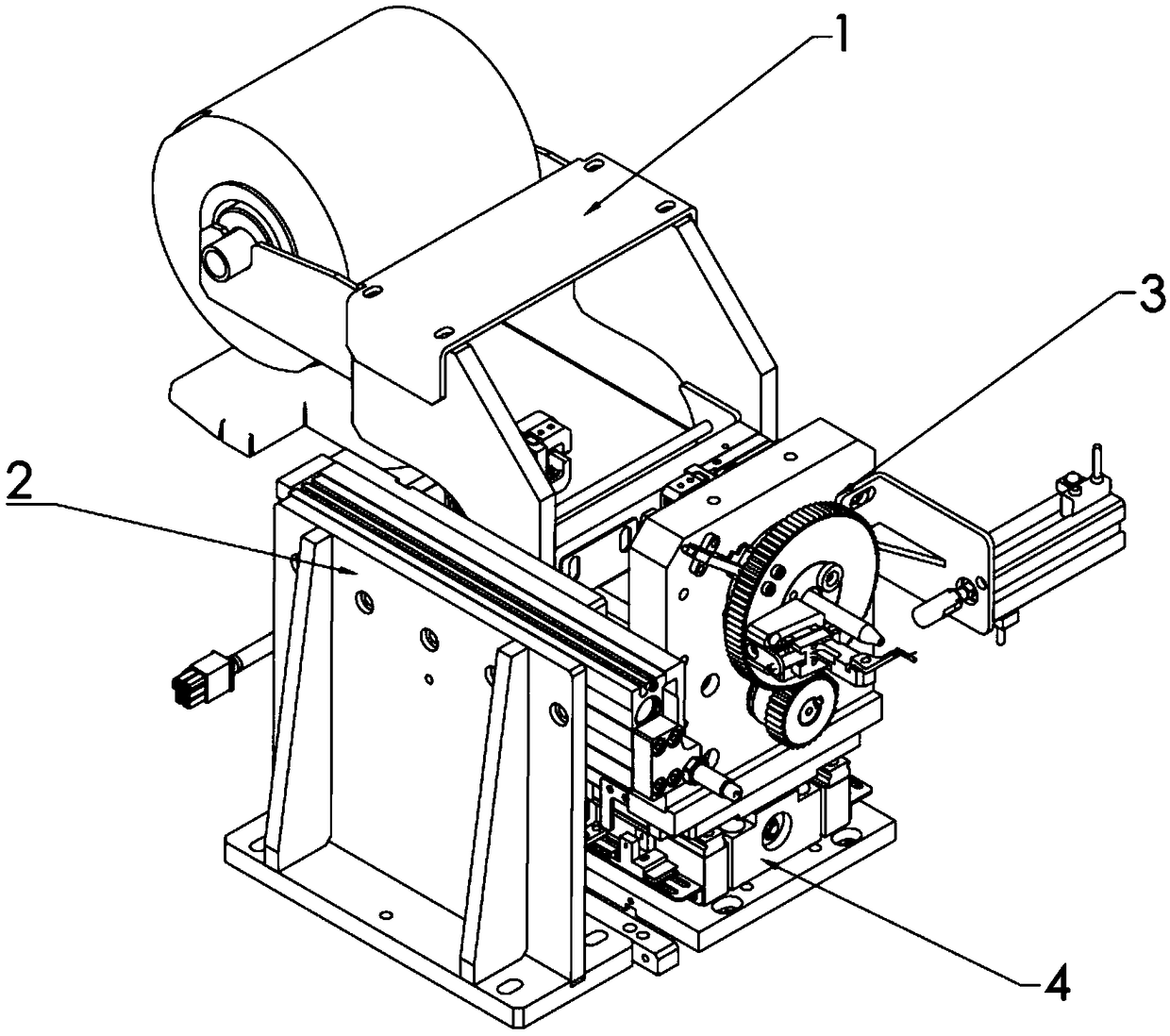 Spiral forming die set for metal wire