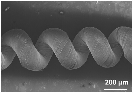 Preparation method of a photo-driven carbon nanotube helical fiber composite driver