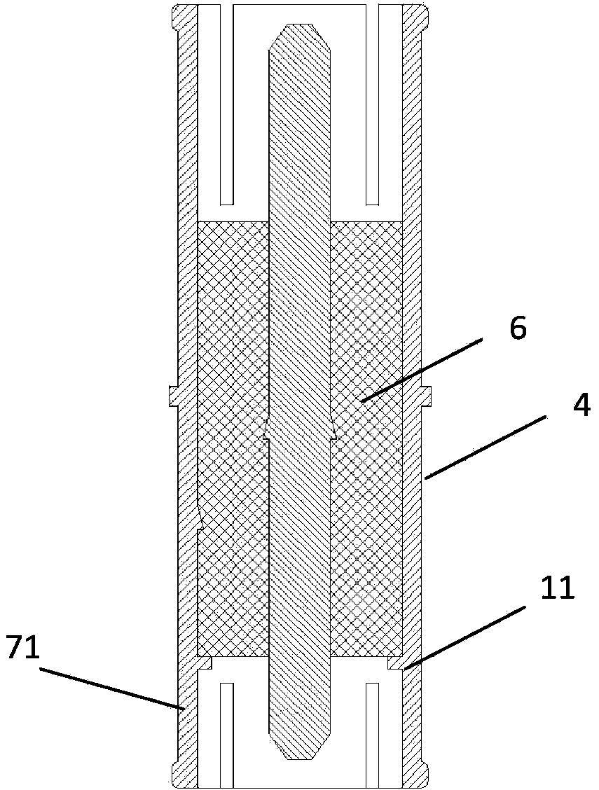 Self-calibration radio frequency blind plug connector and radio frequency module