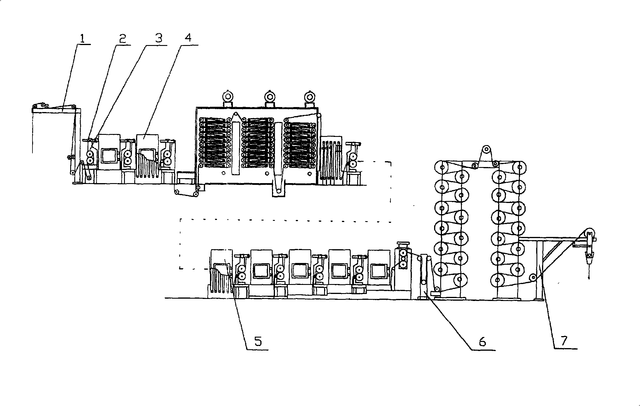 Kiering-bleaching dyeing-finishing equipment