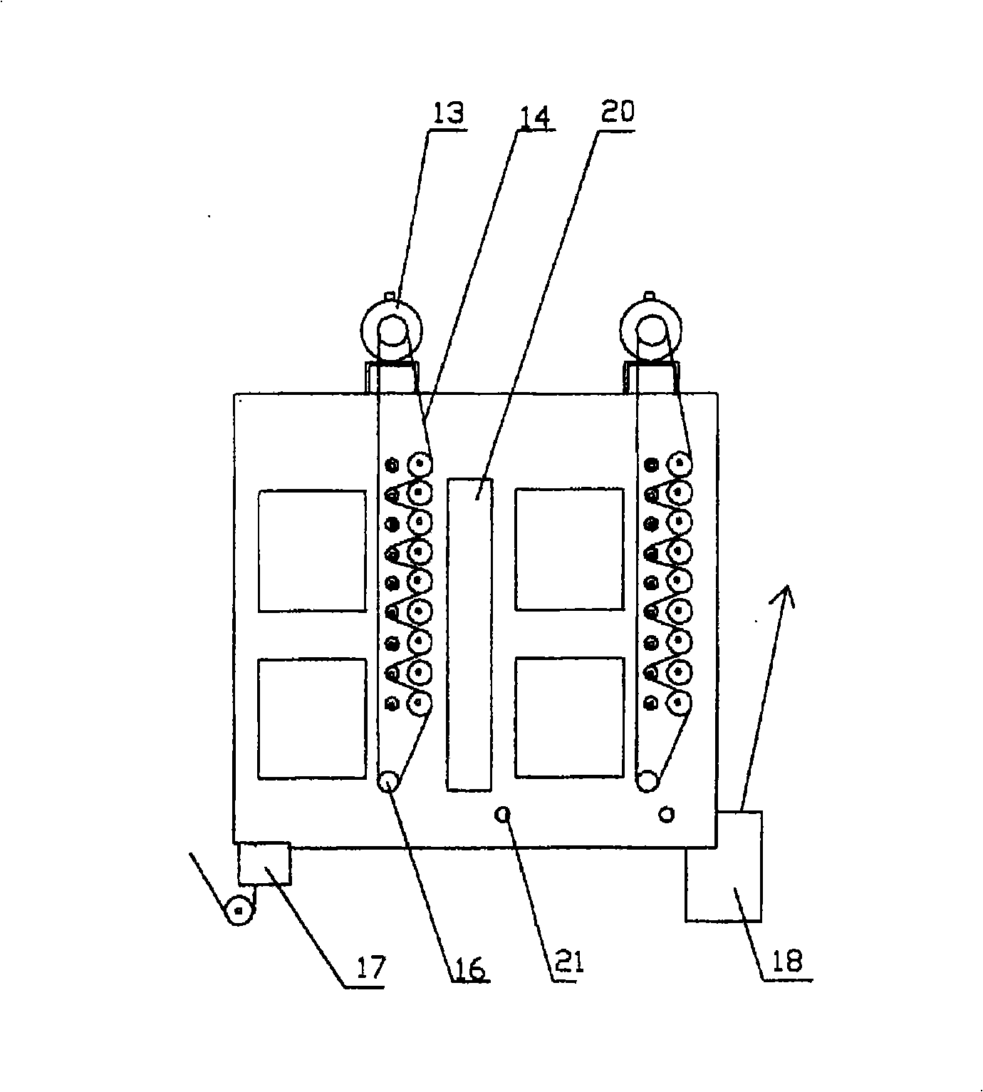 Kiering-bleaching dyeing-finishing equipment