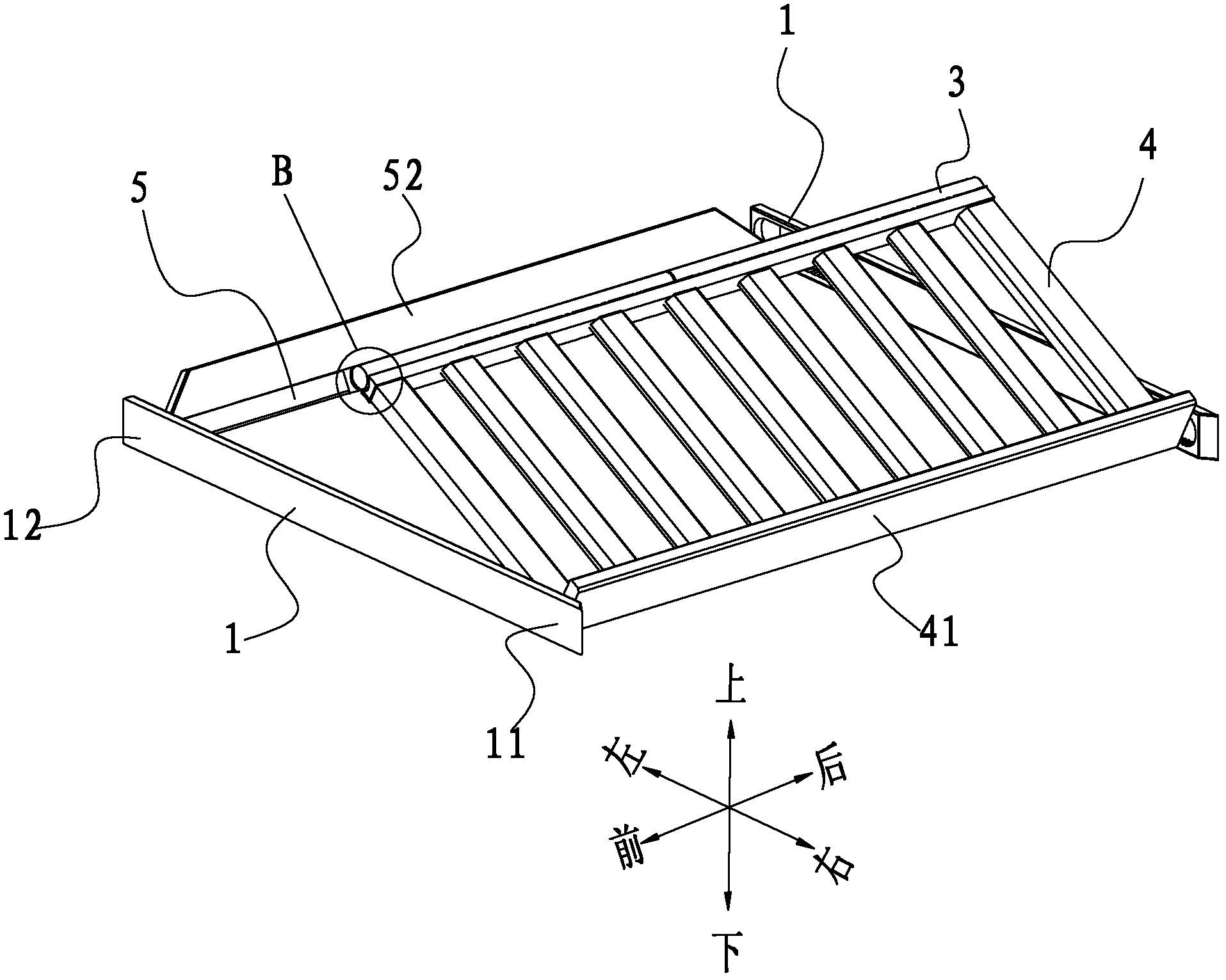 Shelf component and wine cabinet with same