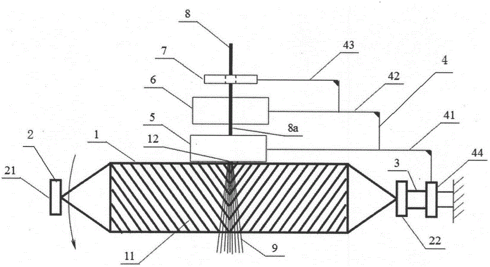 Upper covering type splitting yarn spreader for yarns, method and application