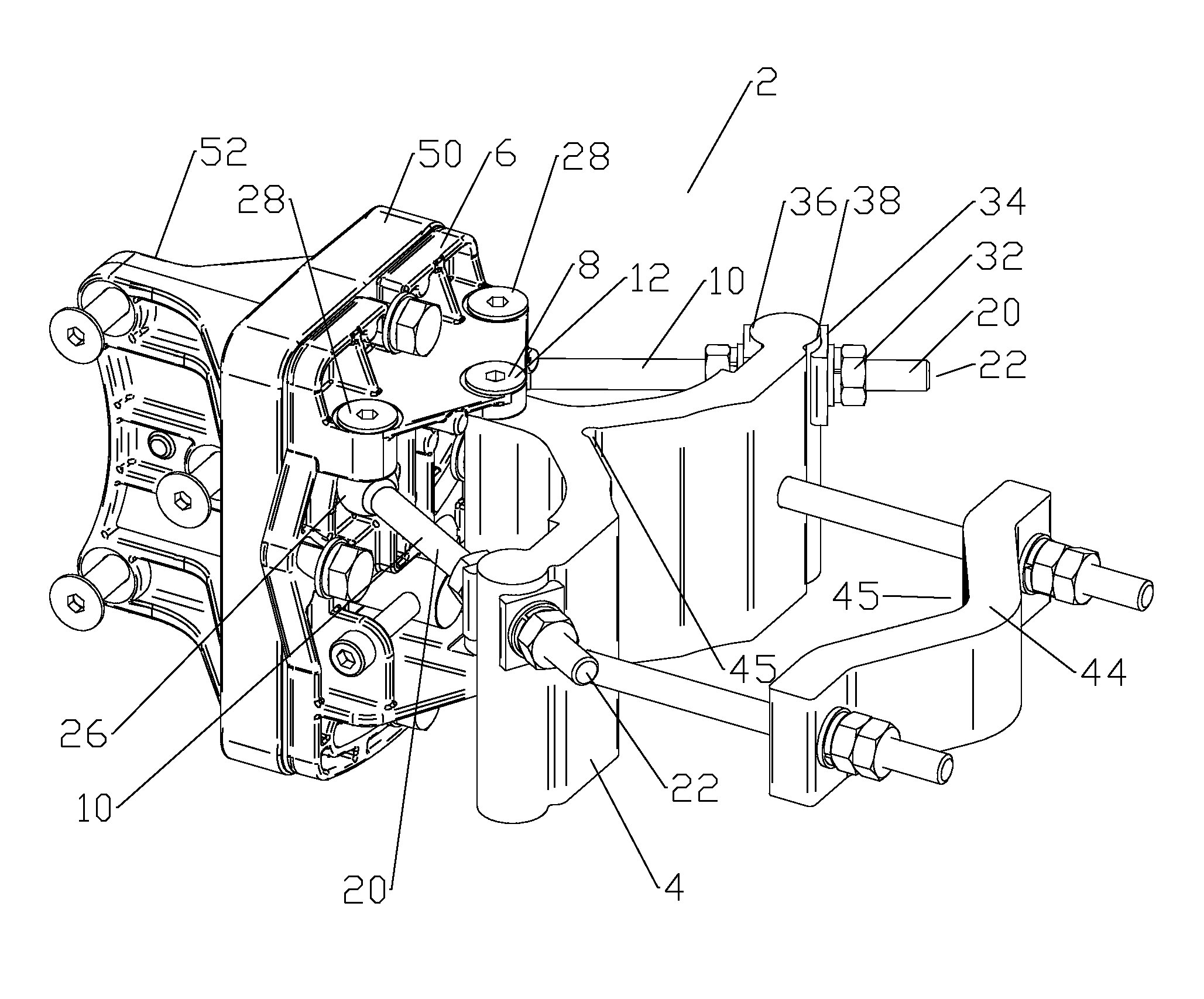 Alignment Stable Adjustable Antenna Mount