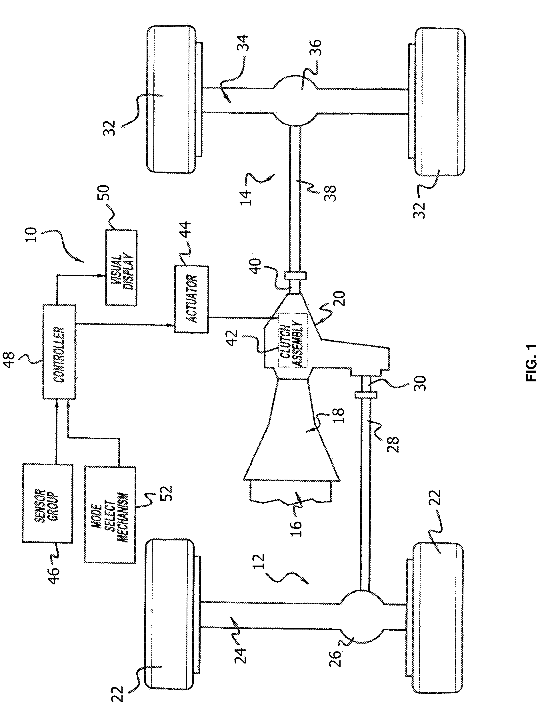 Transfer case with clutch actuator