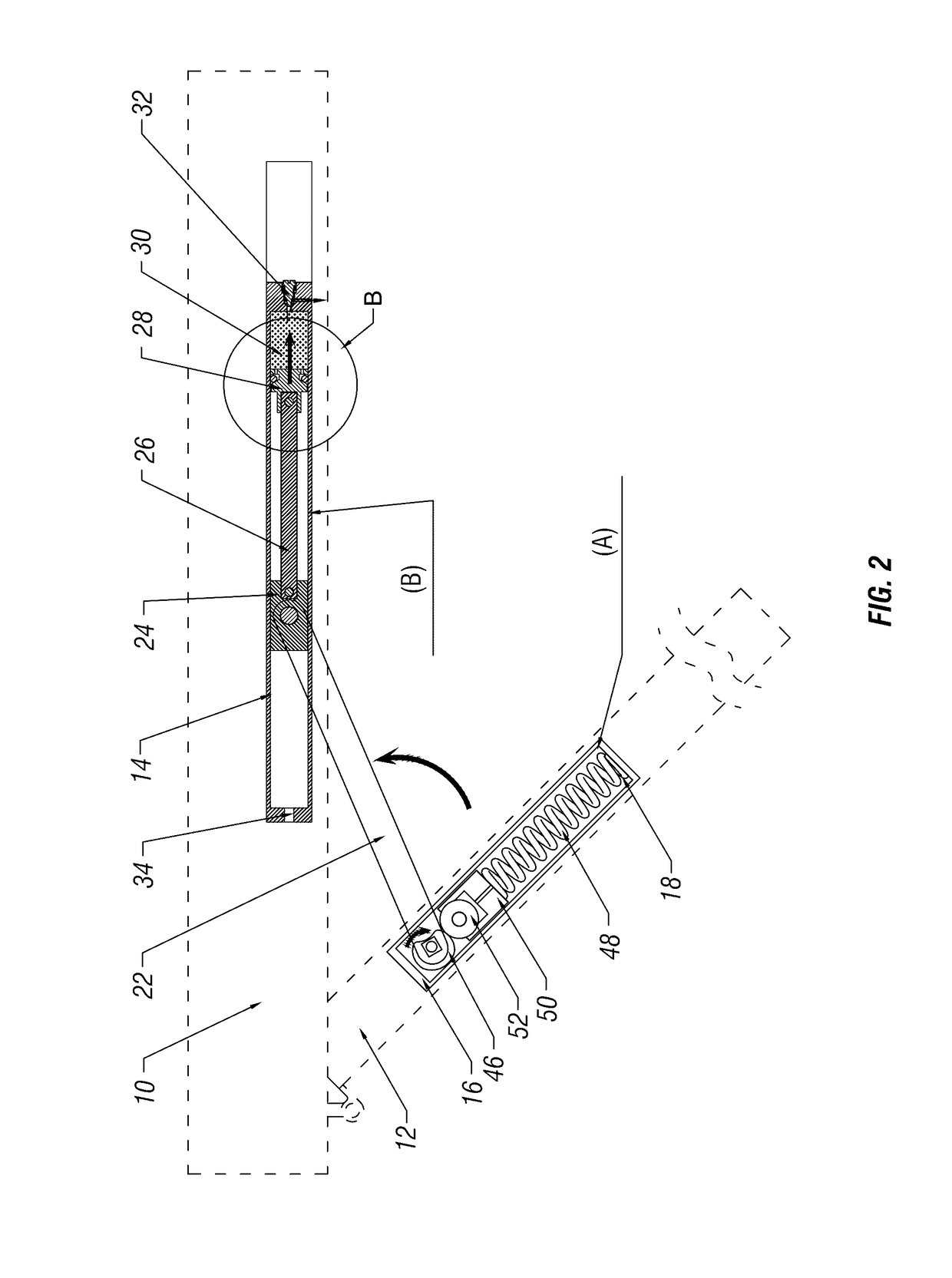 Combination hydraulic and pneumatic door closer