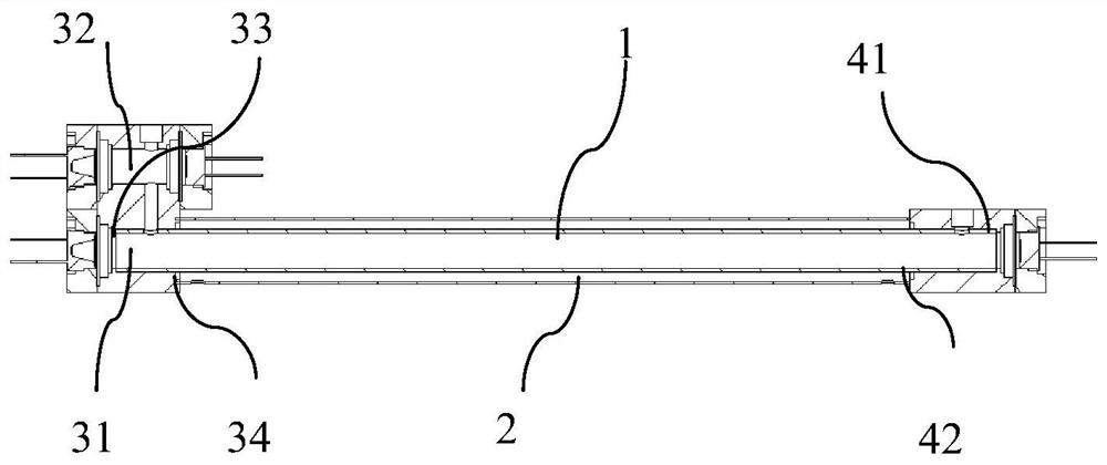 Gas detection device of expiration detector