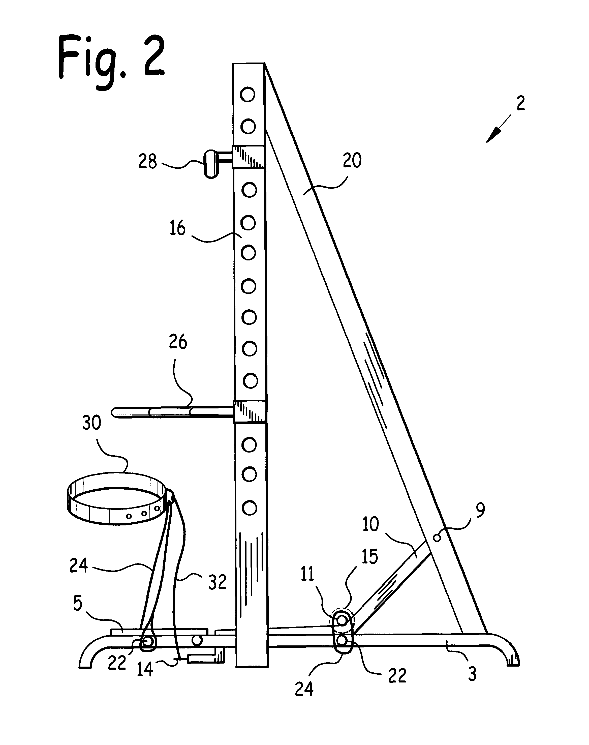 Adjustable weight-loaded dip-chin machine