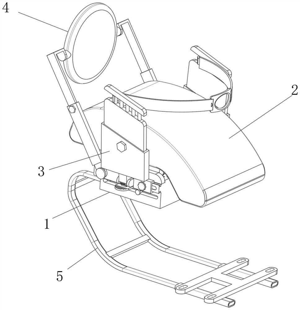 Auxiliary device for treating myopia or amblyopia of children