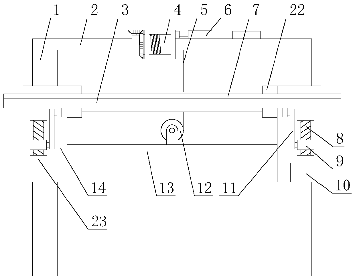 Solar vehicle shed with snow removal function and good rain-proof performance