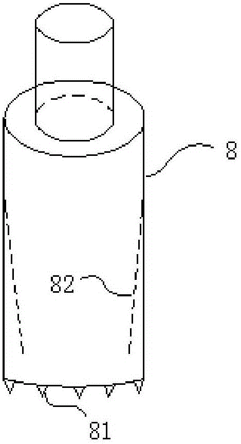 Integral type rotary obstacle clearing machine and obstacle clearing method