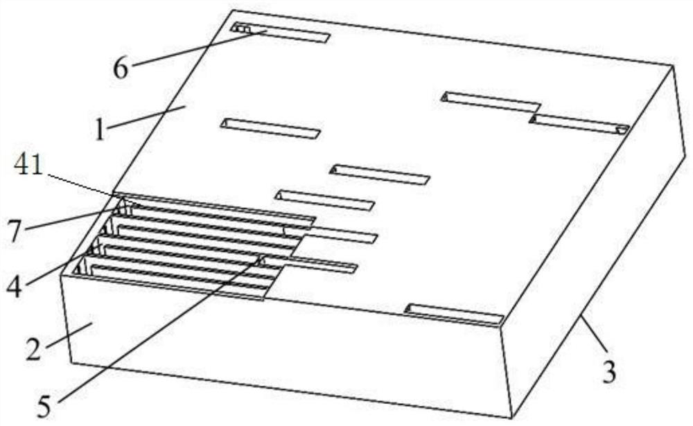 Low-frequency broadband flat plate sound absorption structure