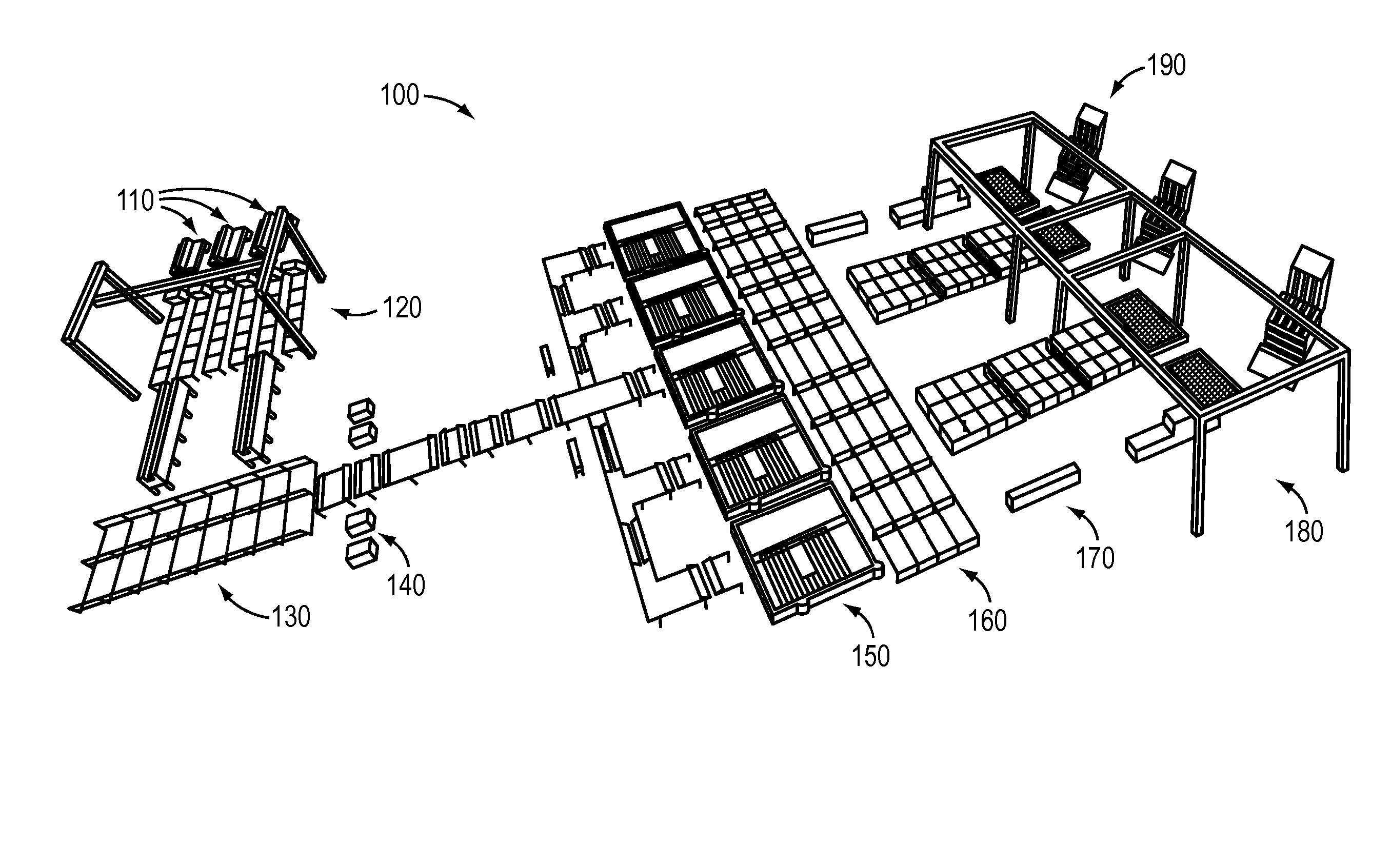 Kit for manufacturing an enclosure from prefabricated panels