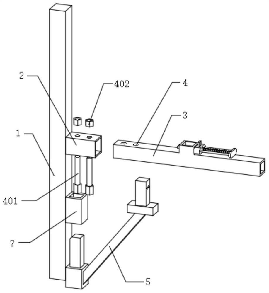 Node connecting device for fabricated building structure