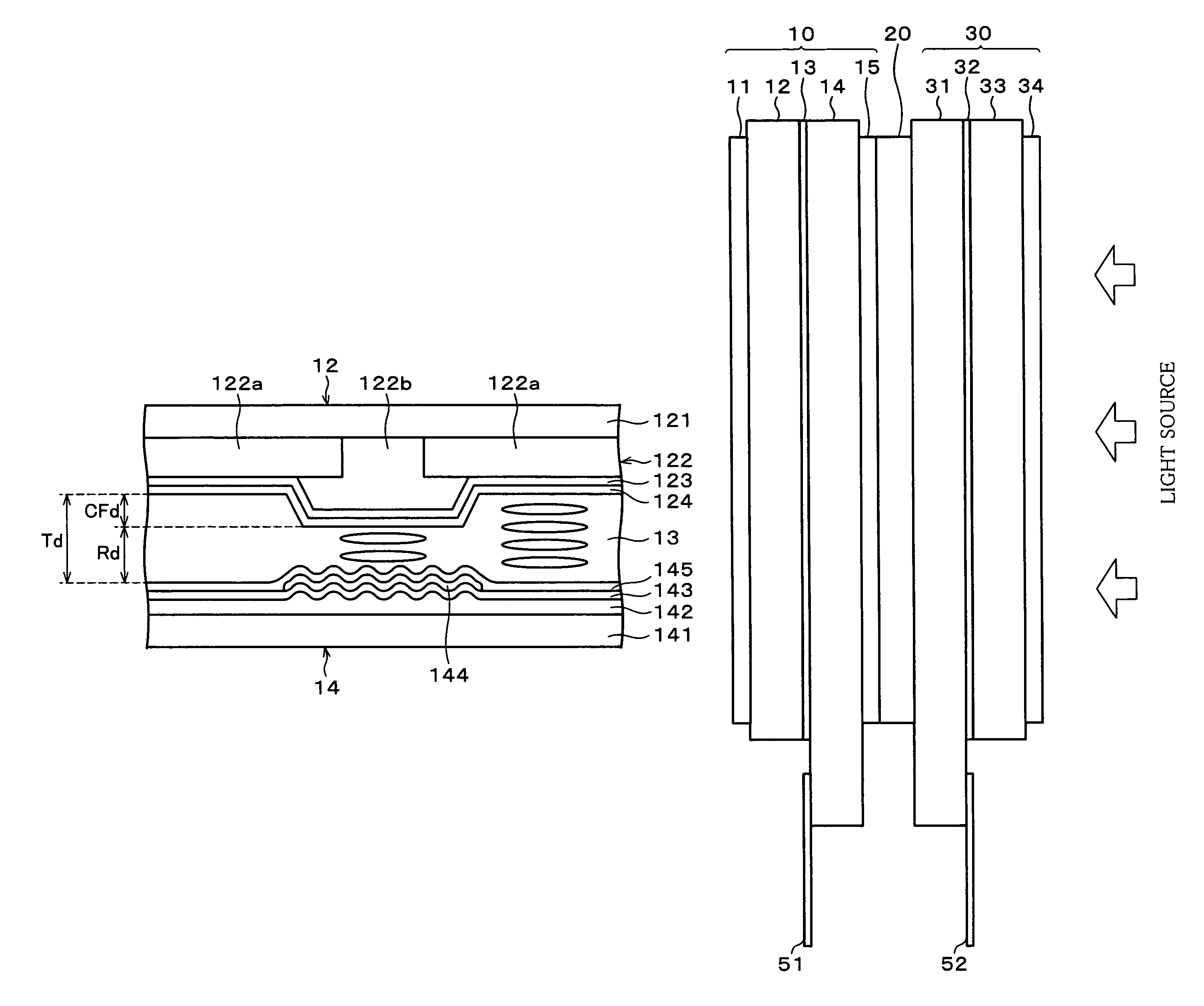 Transflective liquid crystal display panel, 2D/3D switching type liquid crystal display panel, and 2D/3D switching type liquid crystal display