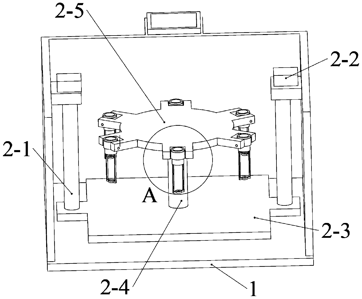 Fully-automatic blood extraction centrifuging device and extraction centrifuging method thereof