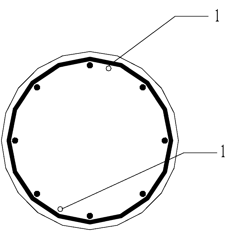 Repair method of unqualified post-grouting bored concrete pile