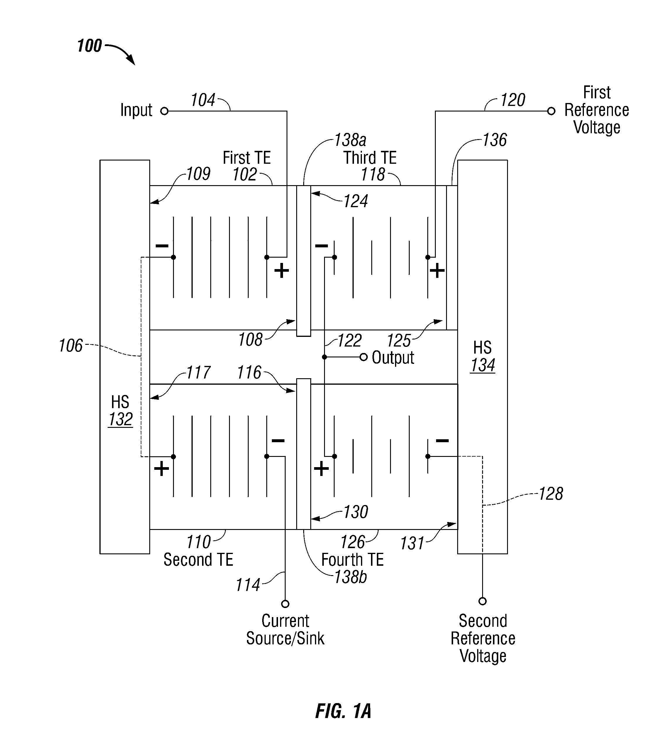 Thermal electric NAND gate