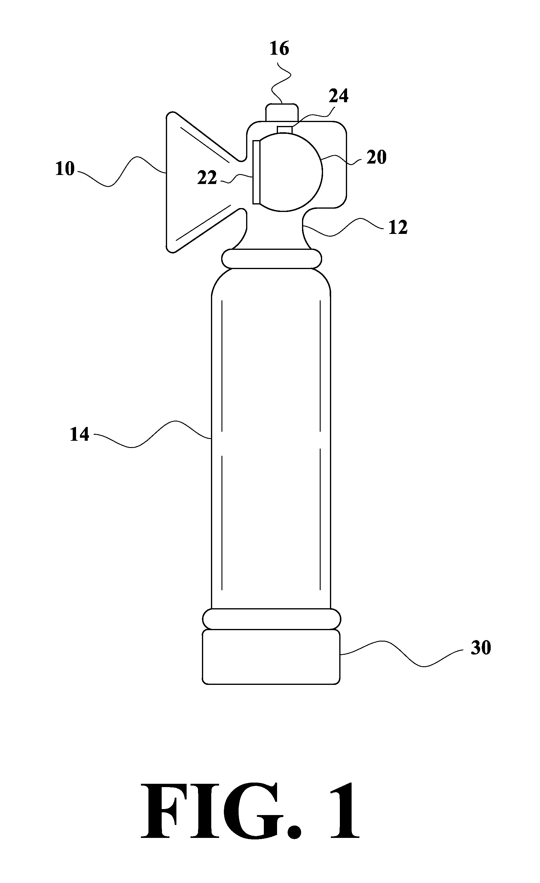 Ultrasonic and/or infrasonic animal repellent horn powered by compressed air canister combined with a strobe light